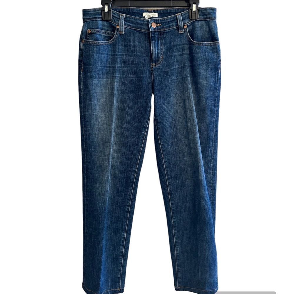 Eileen Fisher | Organic Cotton Stretch Ankle Jean | 6